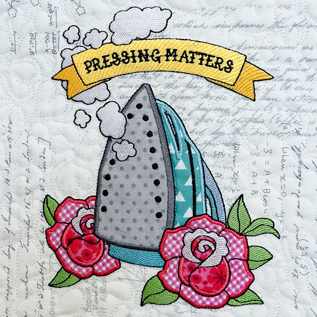 Inked - Makers Quilt for Machine Embroidery by Fabric Confetti