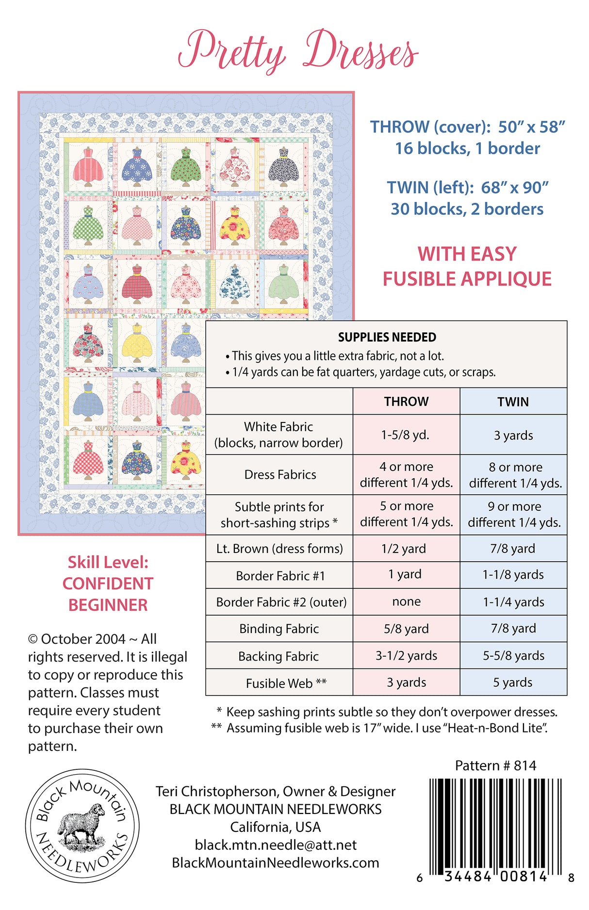 Pretty Dresses Downloadable Pattern