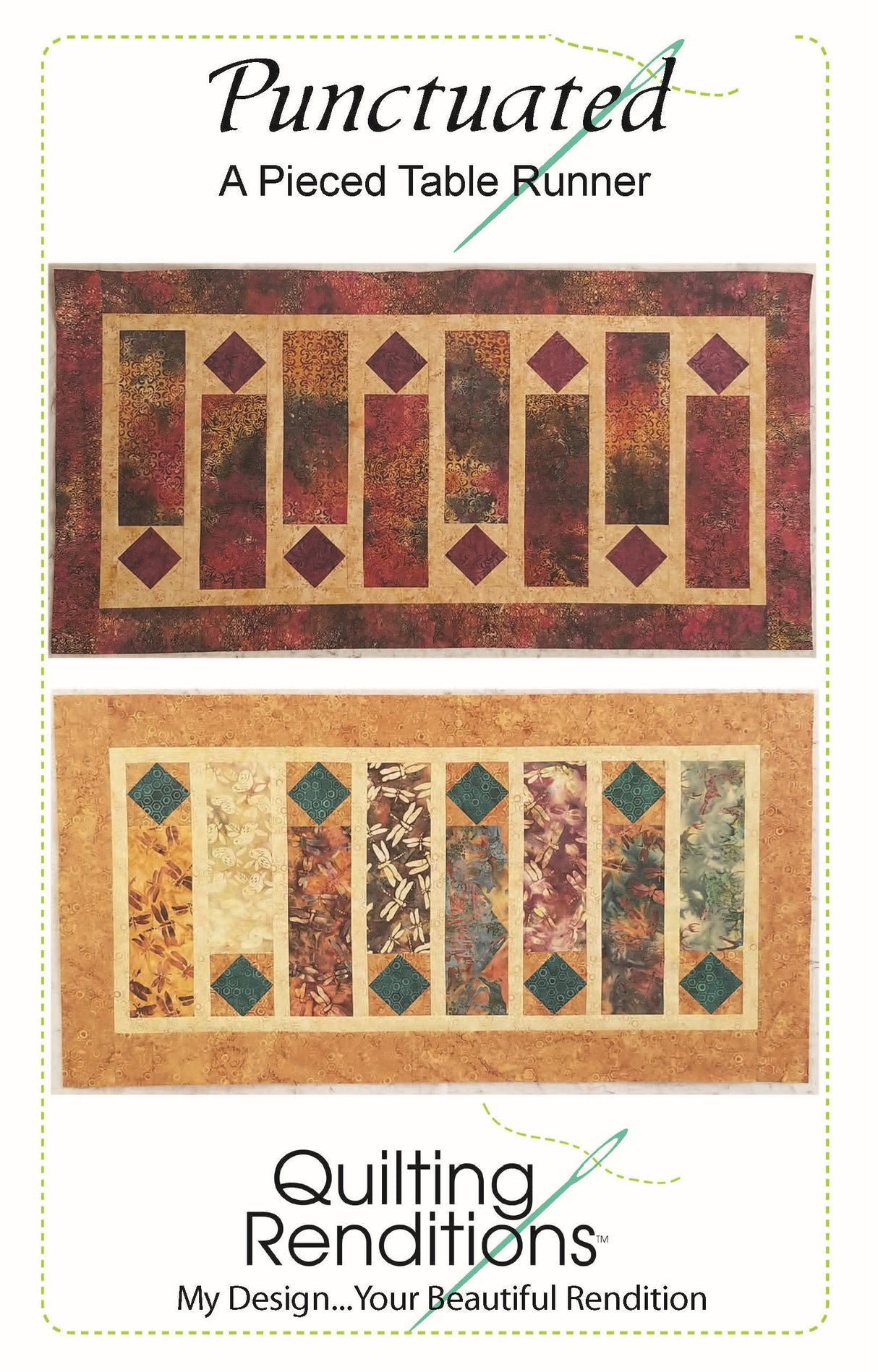 Punctuated Downloadable Pattern by Quilting Renditions