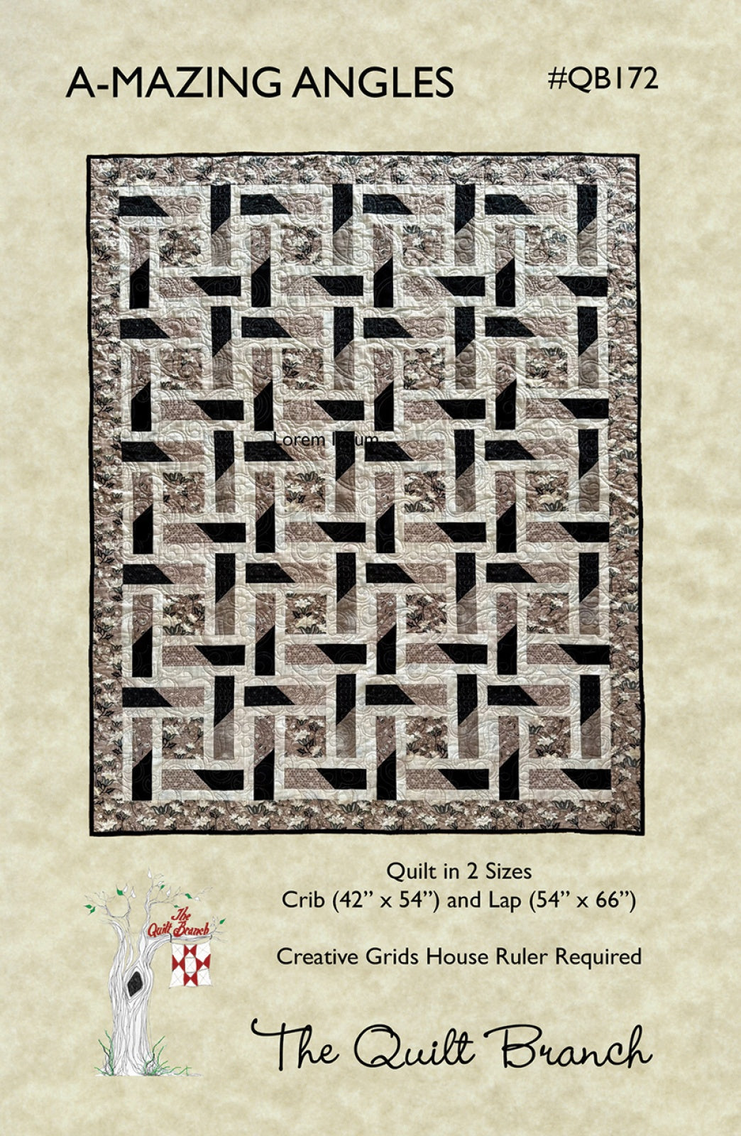 A-Mazing Angles Quilt Pattern by Quilt Branch