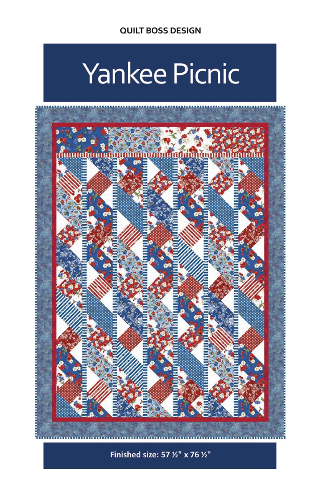 Yankee Picnic Quilt Pattern by Quilt Boss Design