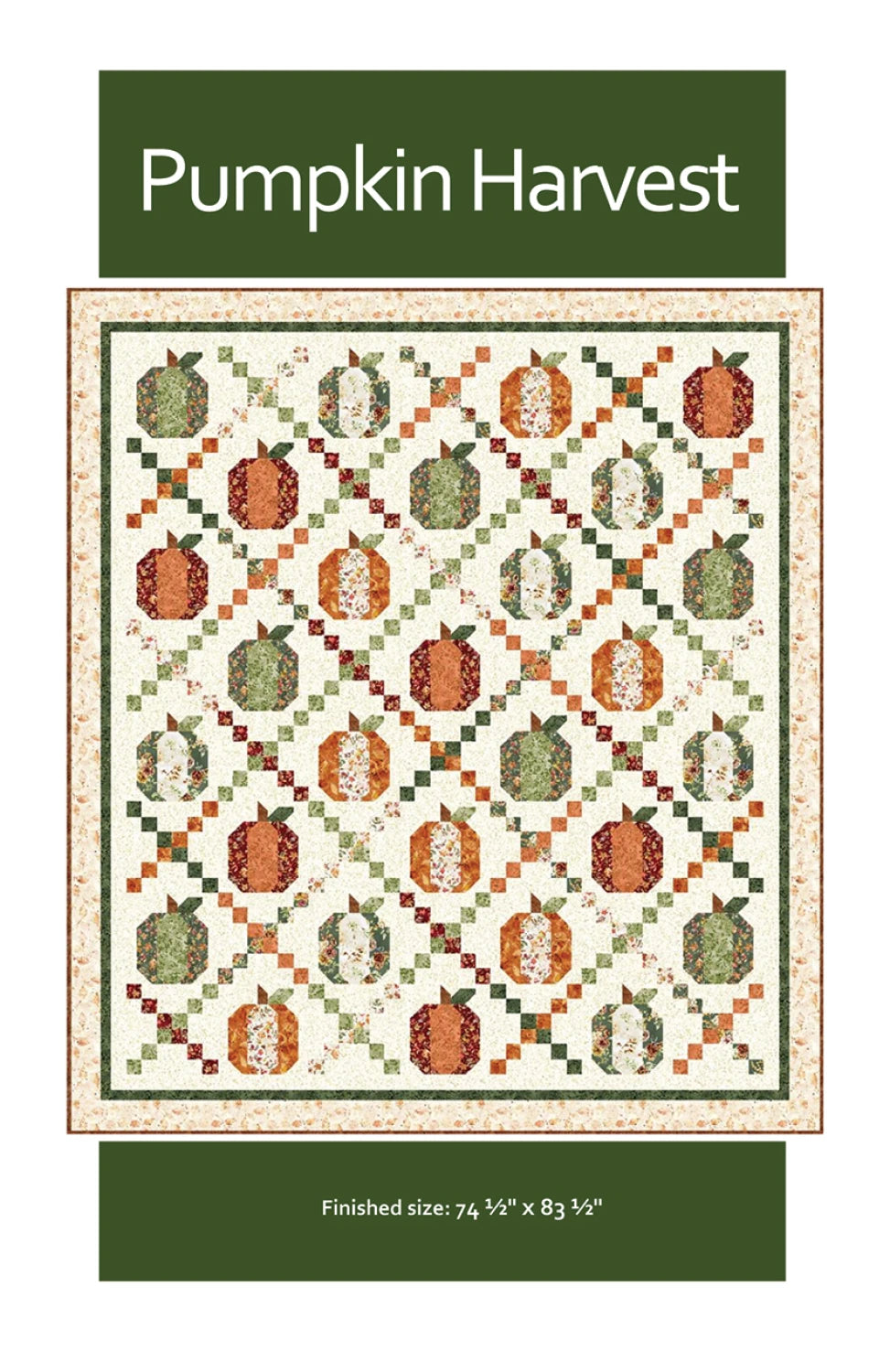 Pumpkin Harvest Quilt Pattern by Quilt Boss Design
