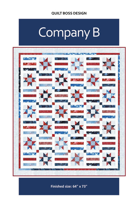 Company B Quilt Pattern by Quilt Boss Design