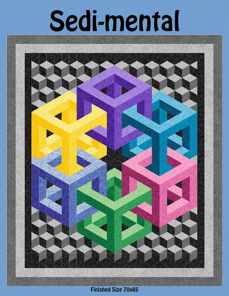 Sedi-mental Pattern Quilt Pattern by Quilters Clinic