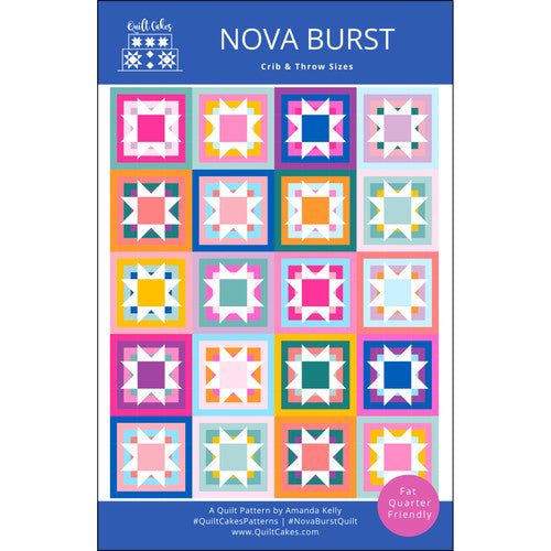 Nova Burst quilt pattern by Quilt Cakes
