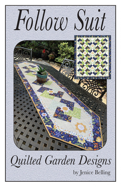 Follow Suit Quilt Pattern by Quilted Garden Designs