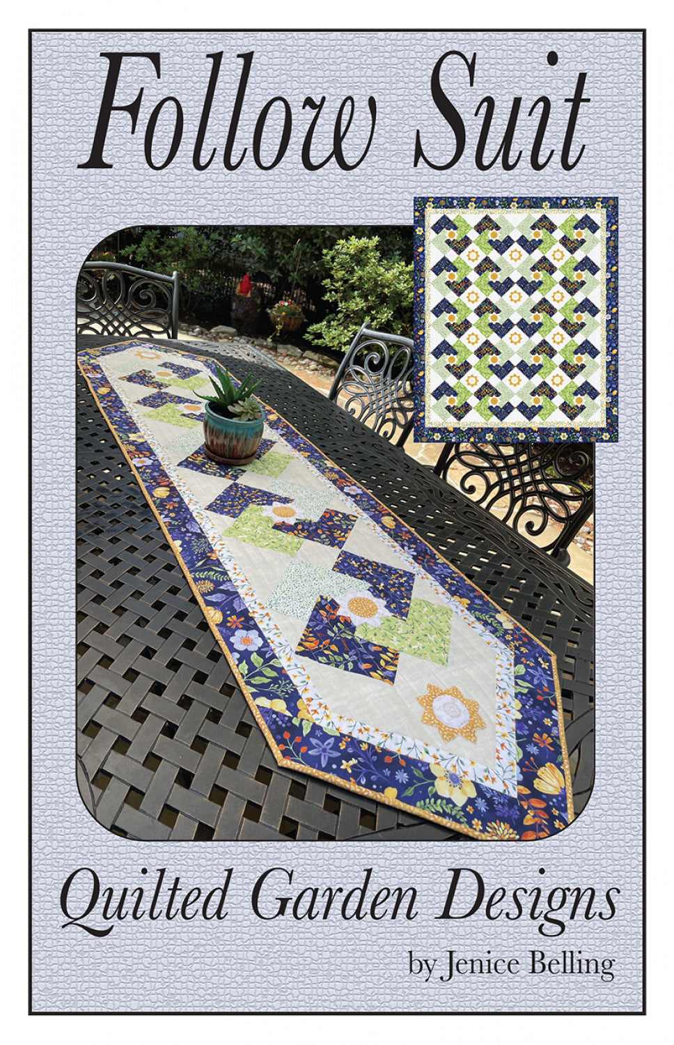 Follow Suit Quilt Pattern by Quilted Garden Designs