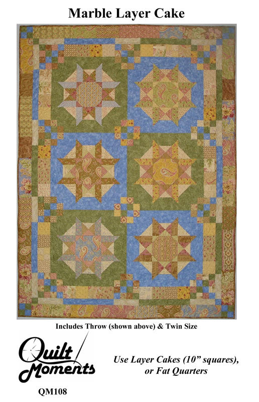 Marble Layer Cake Quilt Patter by Quilt Moments