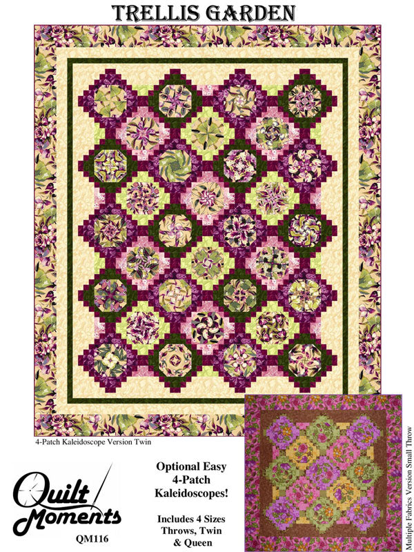 Trellis Garden Quilt Patter by Quilt Moments