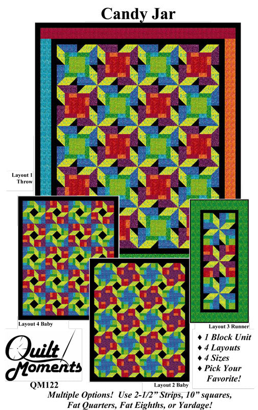 Candy Jar Quilt Pattern by Quilt Moments