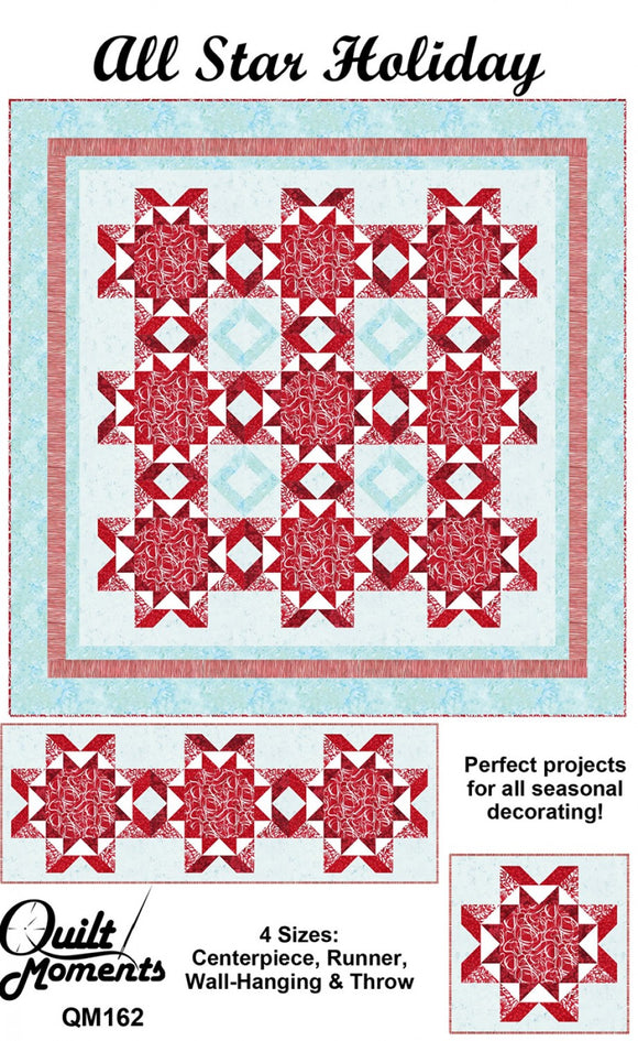 All Star Holiday Quilt Pattern by Quilt Moments