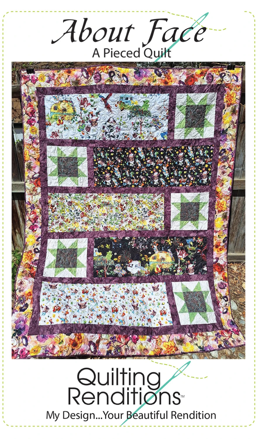 About Face Quilt Pattern by Quilting Renditions