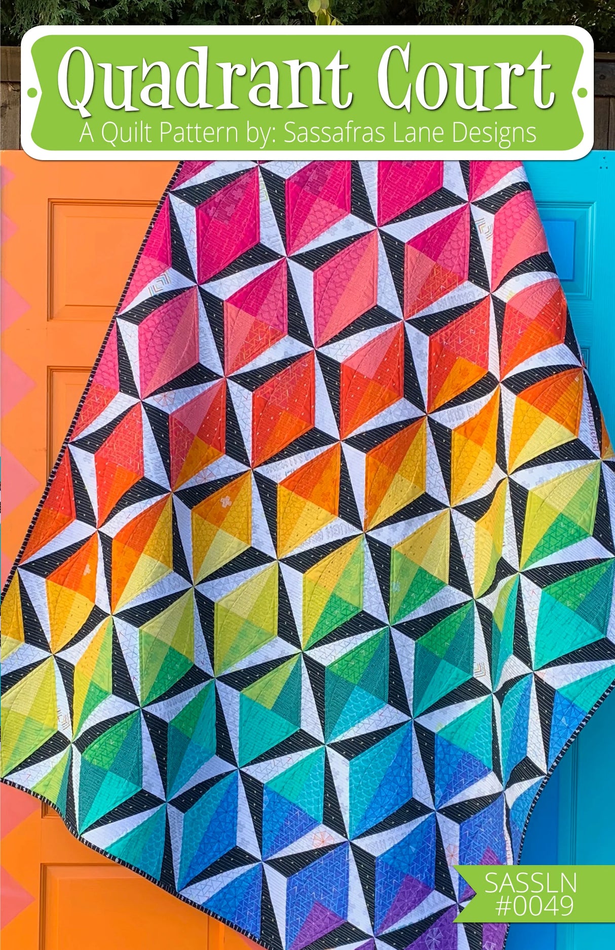 Quadrant Court Quilt Pattern by Sassafras Lane Designs