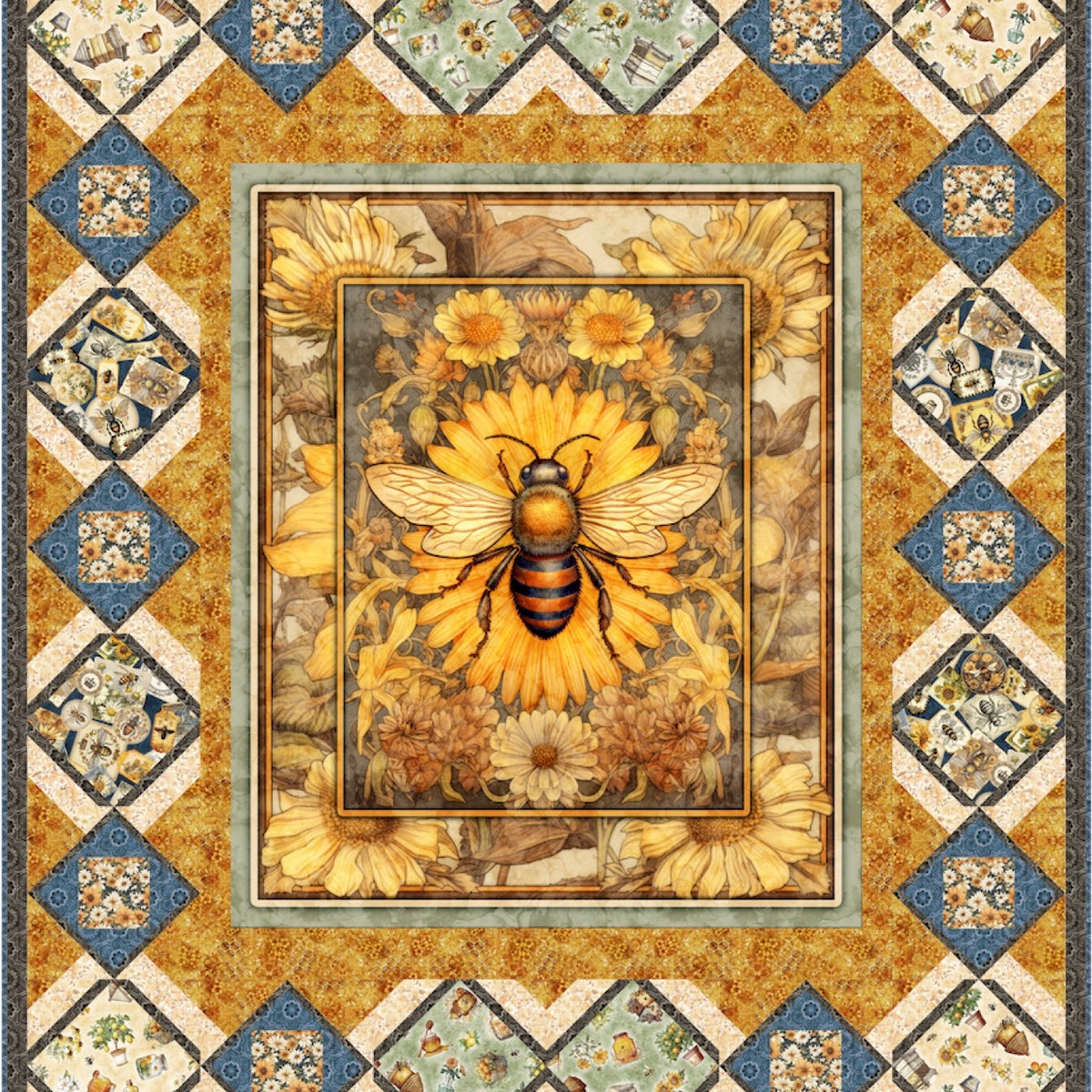 Queen Bee Downloadable Pattern - Quilting Books Patterns and Notions