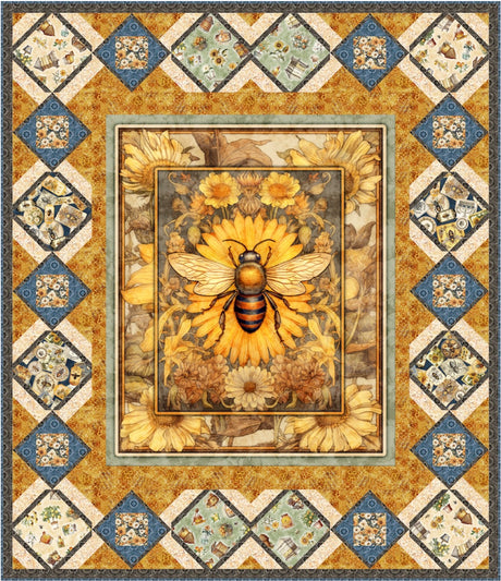 Queen Bee Downloadable Pattern by Pine Tree Country Quilts