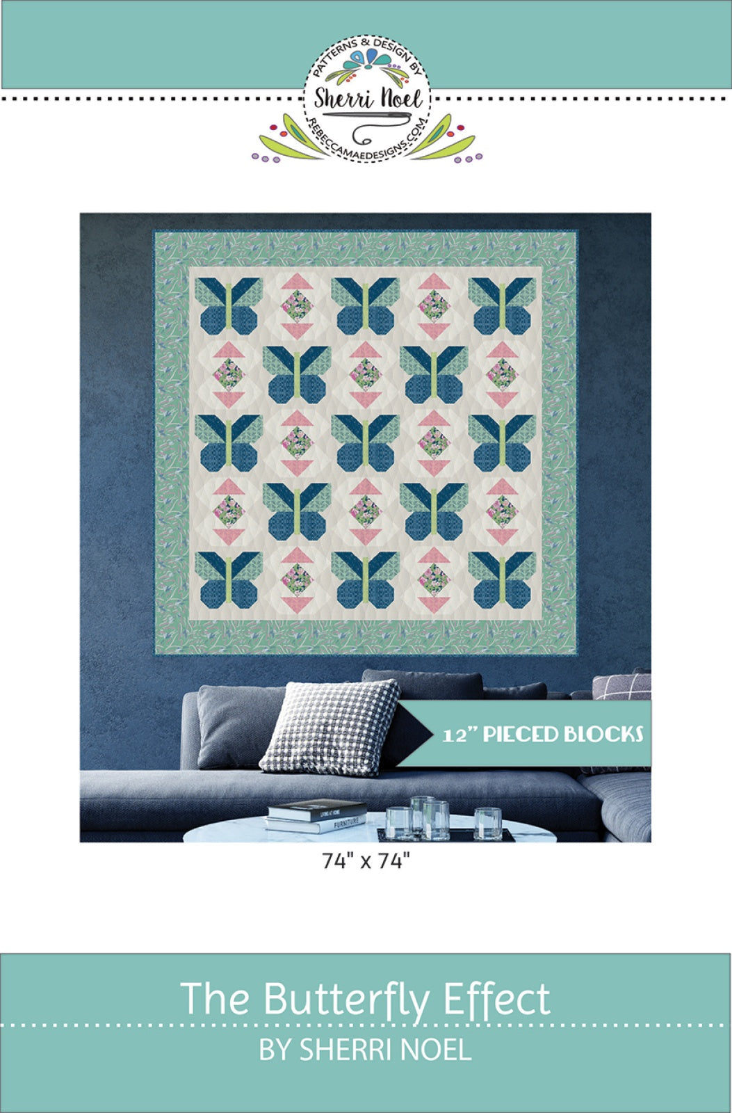 The Butterfly Effect Quilt Quilt Pattern by Rebecca Mae Designs