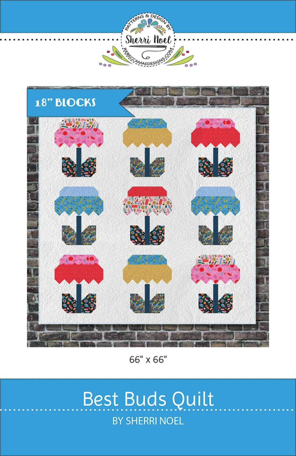 Best Buds Quilt Pattern by Rebecca Mae Designs