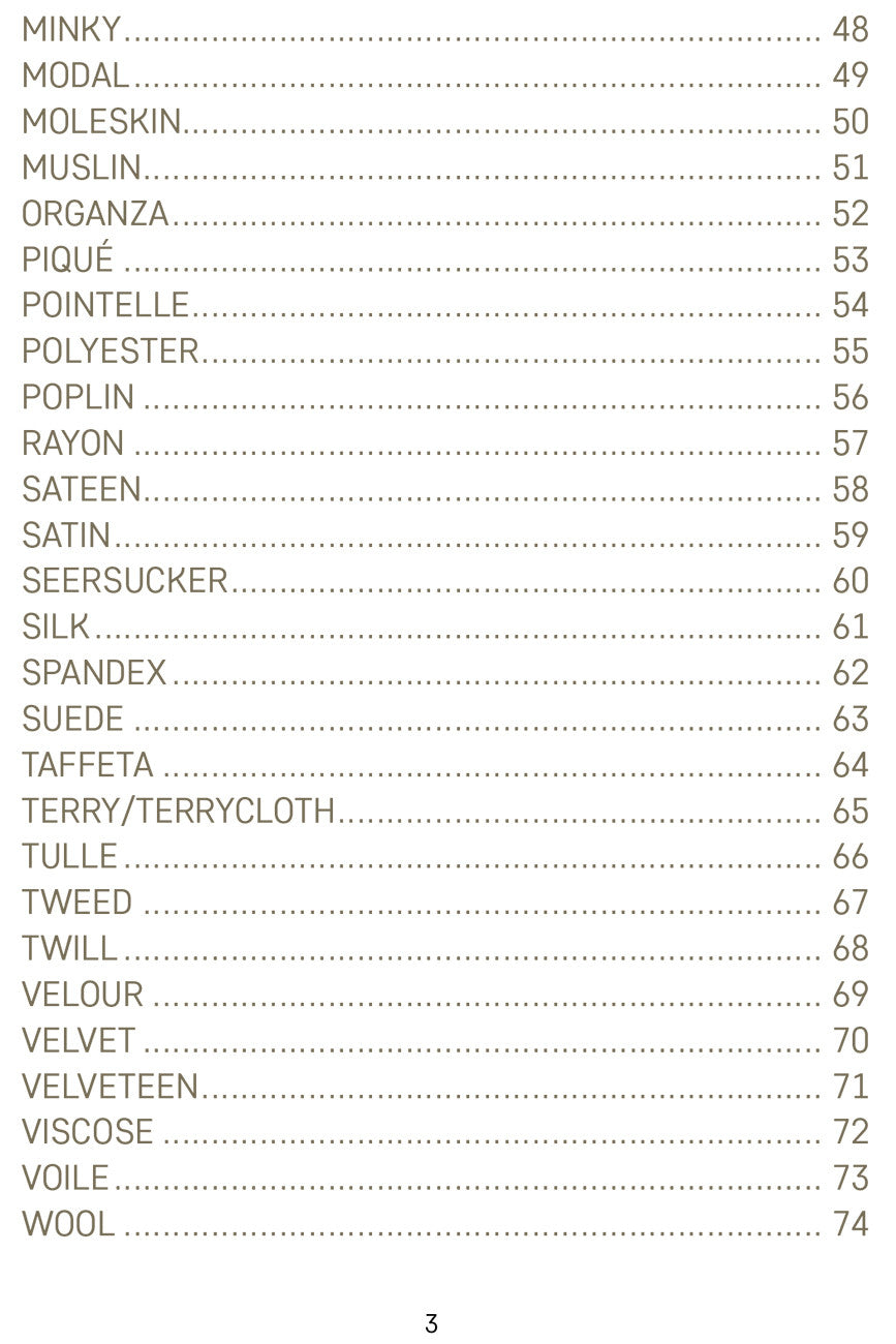 Common Fabrics for Sewing Book by Rocky Nook