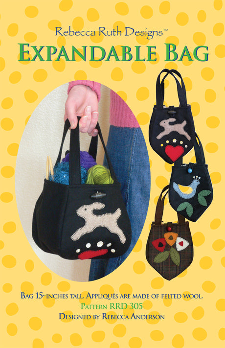 Expandable Bag Pattern by Rebecca Ruth Designs