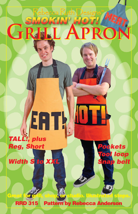 Grill Apron Pattern by Rebecca Ruth Designs