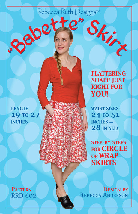Babette Skirt Pattern by Rebecca Ruth Designs
