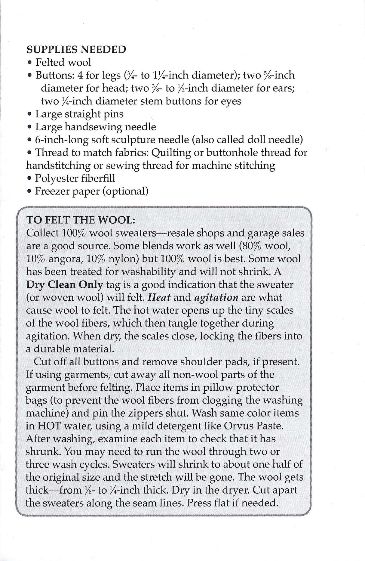 Back of the Polar Bear Downloadable Pattern by Rebecca Ruth Designs