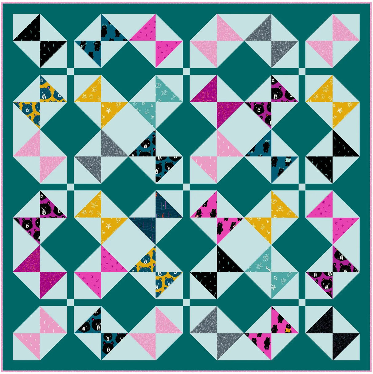 Willow Lily Quilt Pattern by Meadow Mist Designs