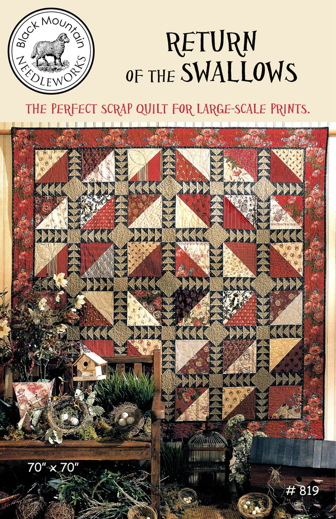 Return of the Swallows Pattern by Black Mountain Needleworks