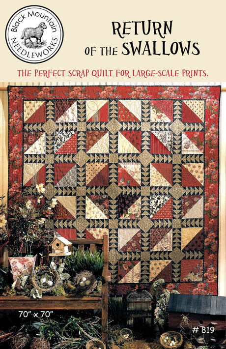 Return of the Swallows Pattern by Black Mountain Needleworks