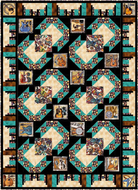 Rhythm Downloadable Pattern by Pine Tree Country Quilts