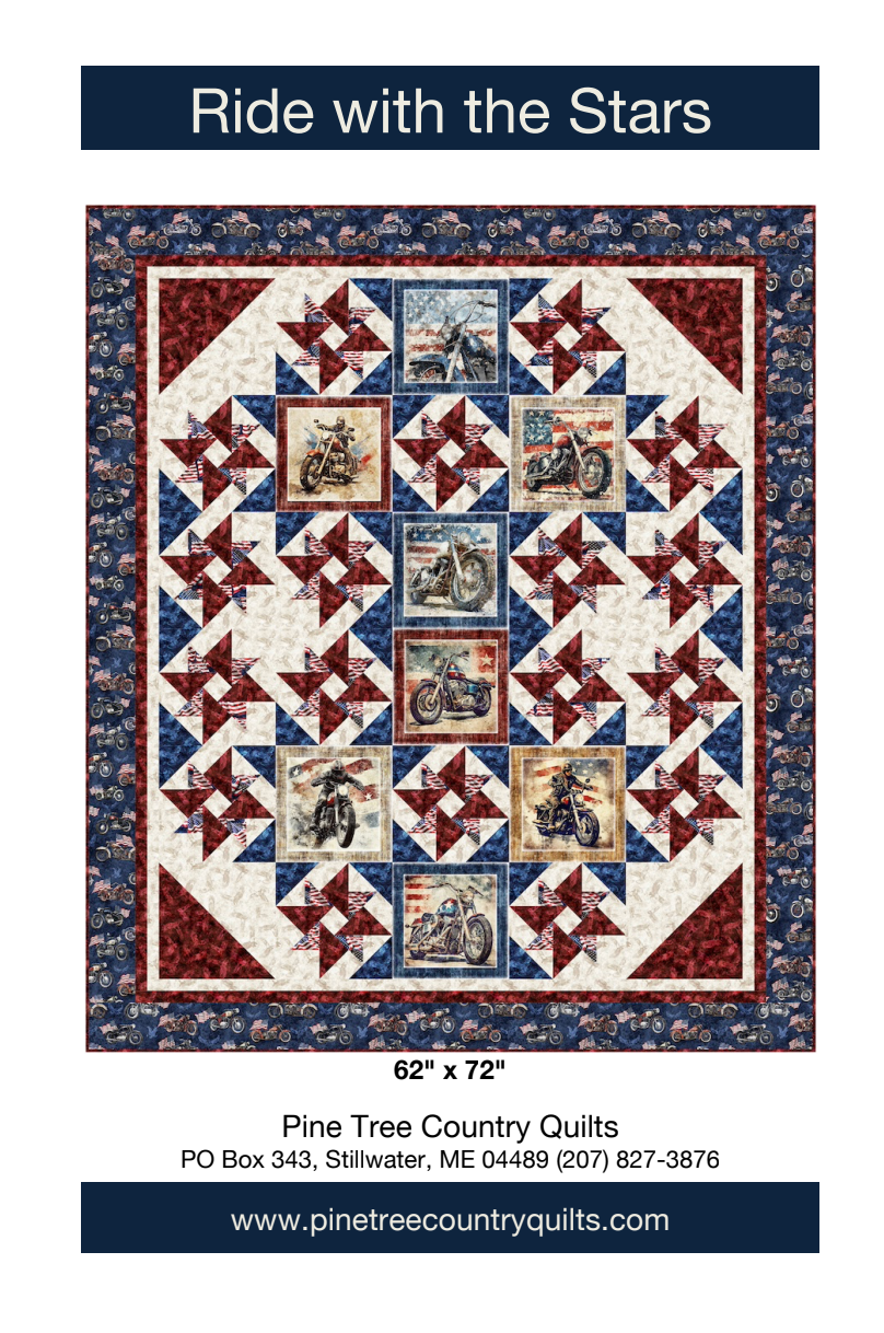 Ride with the Stars Downloadable Pattern by Pine Tree Country Quilts