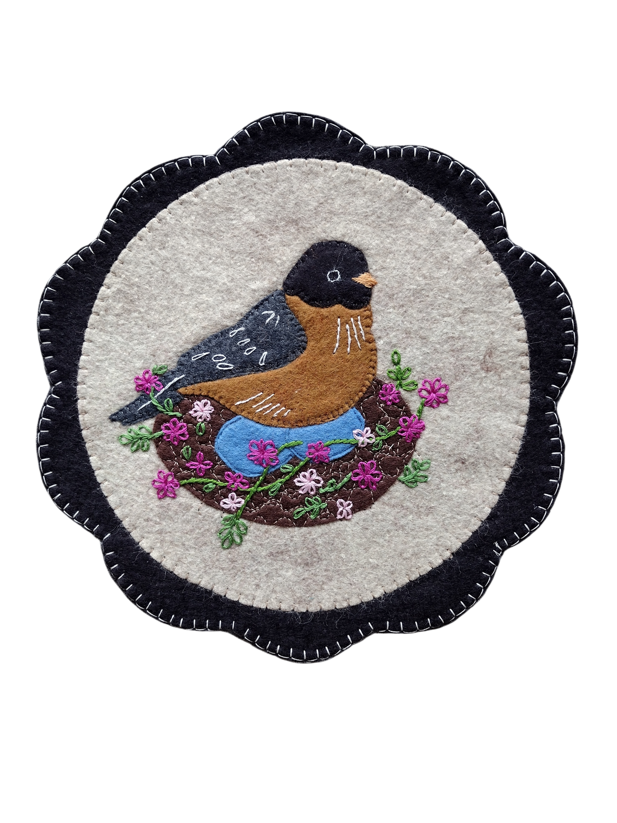 Robin Mat Downloadable Pattern by Rachels of Greenfield