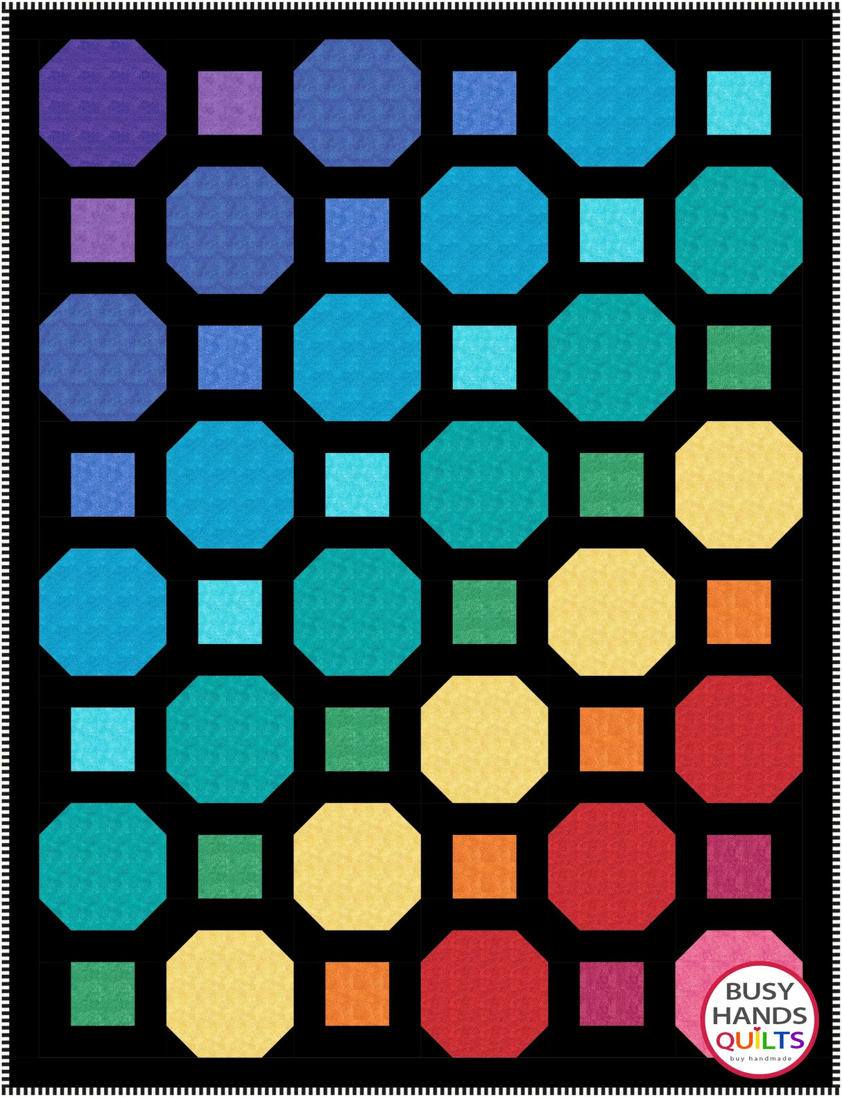 Rolling Around Quilt Pattern by Busy Hands