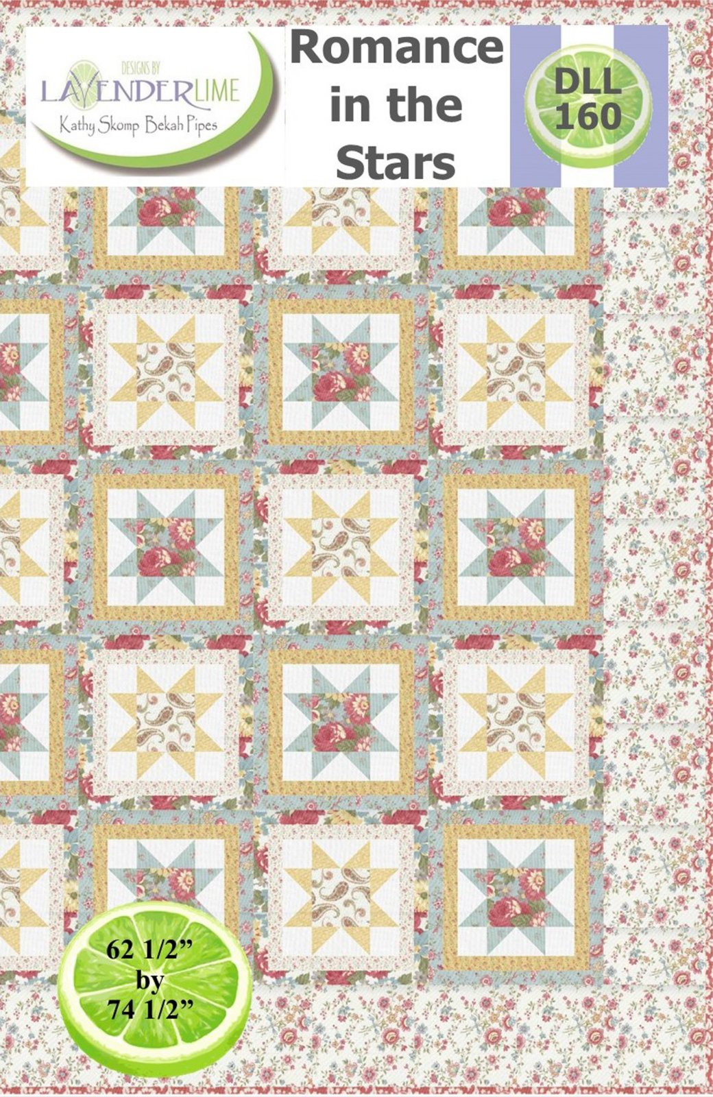 Romance In The Stars Downloadable Pattern by Lavender Lime Quilting