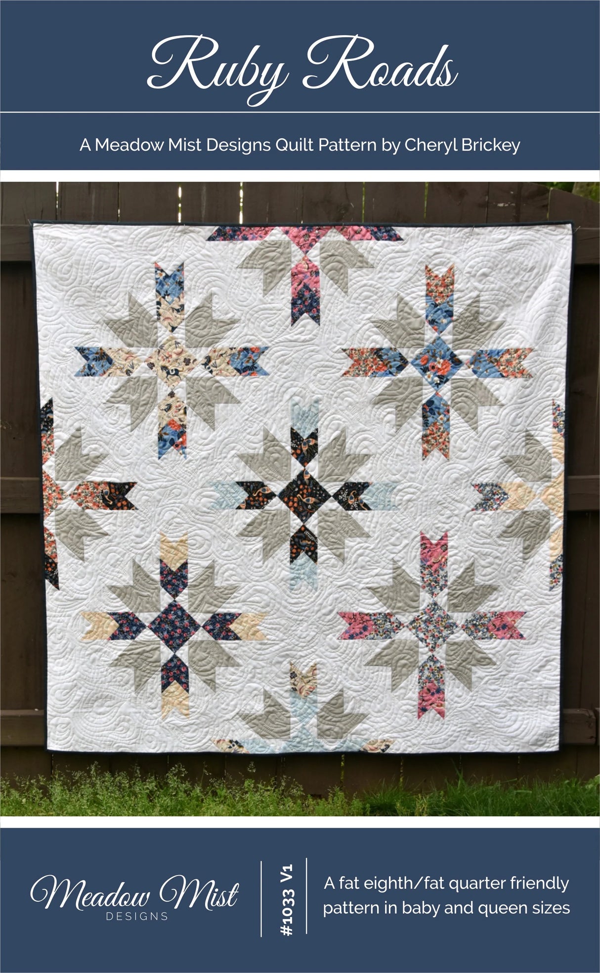 Ruby Roads Downloadable Pattern by Meadow Mist Designs