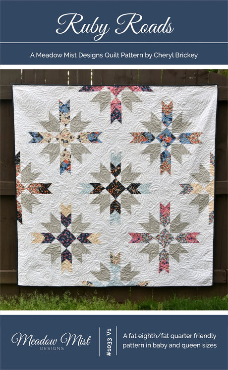 Ruby Roads Downloadable Pattern by Meadow Mist Designs