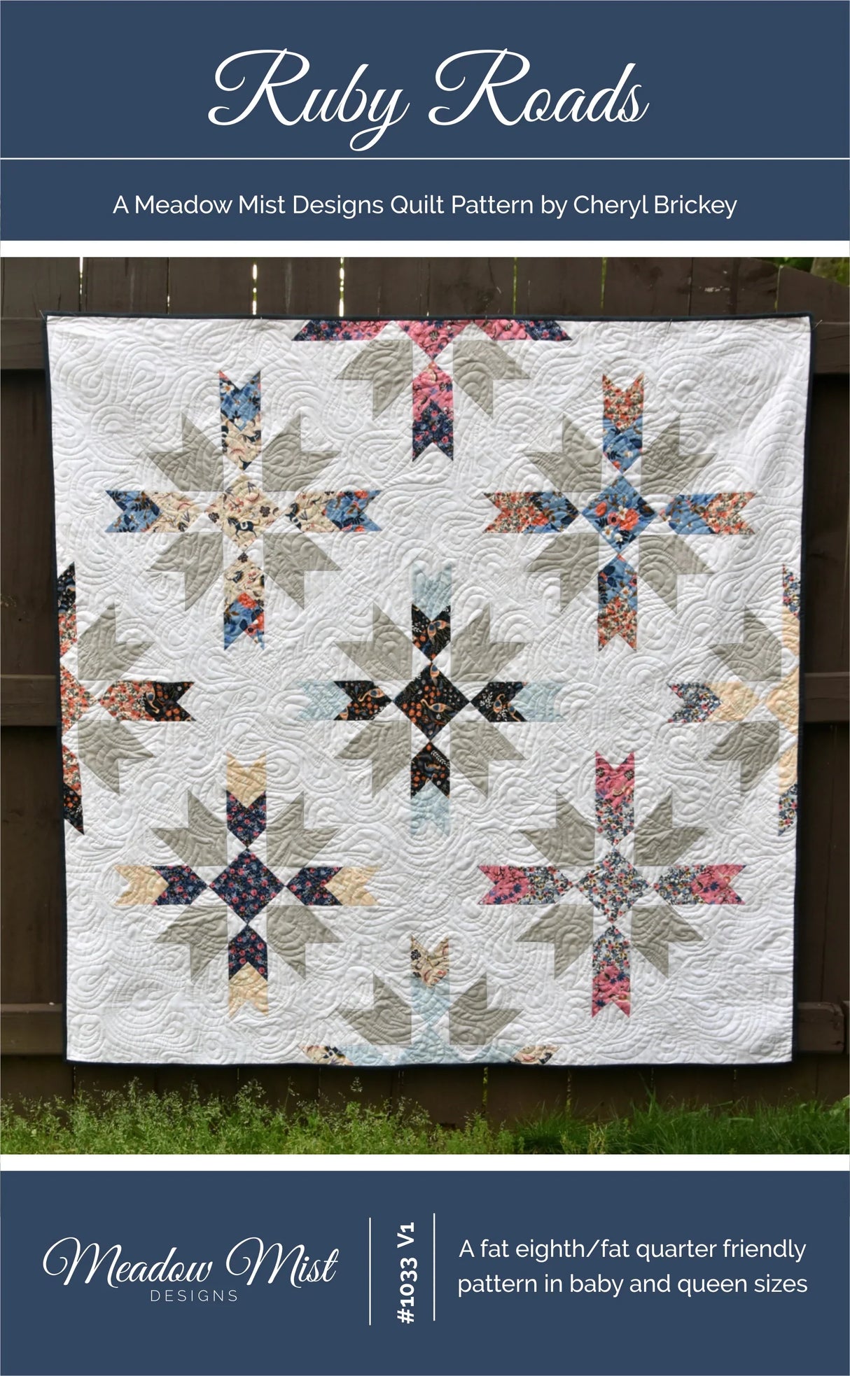 Ruby Roads Downloadable Pattern by Meadow Mist Designs