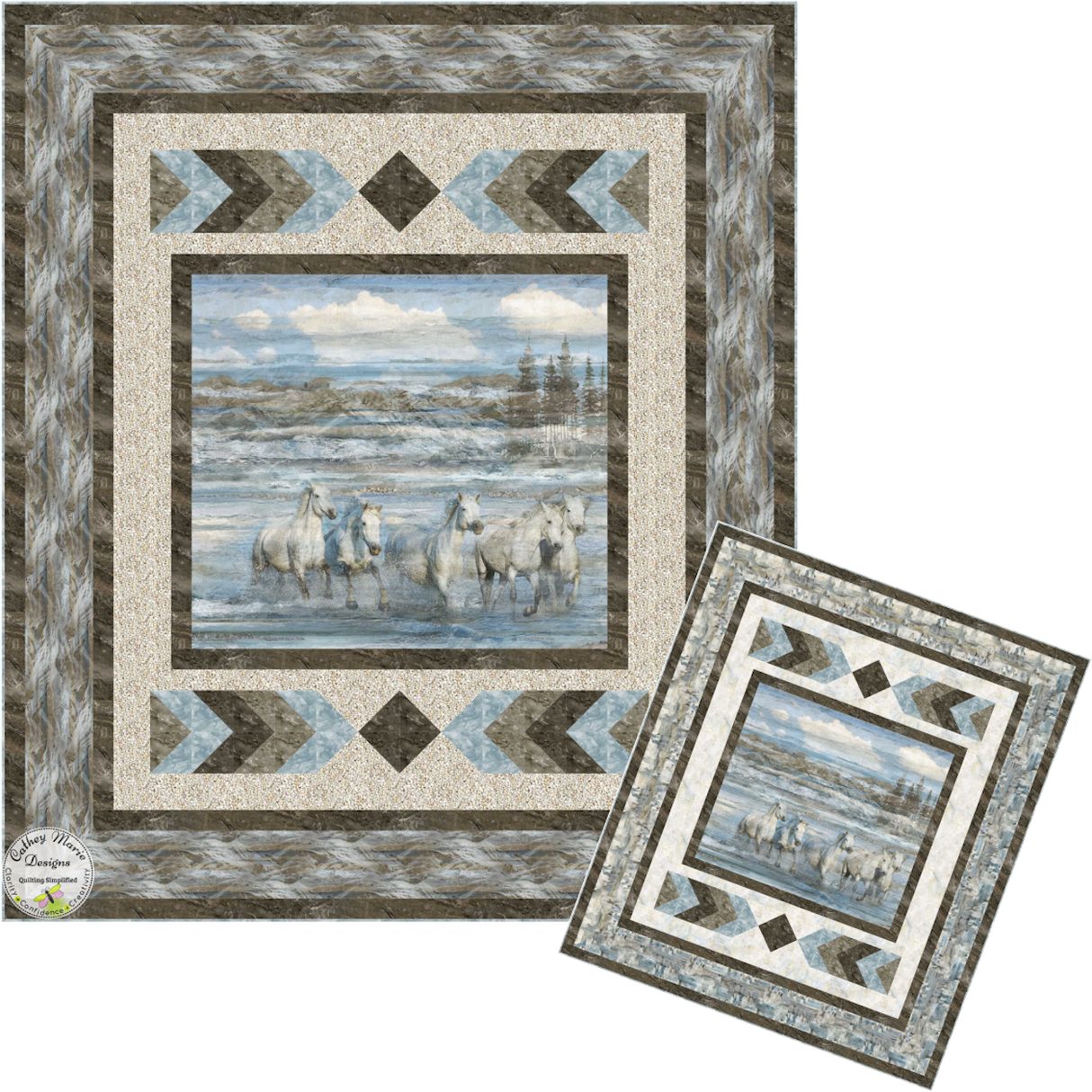 Running Free Downloadable Pattern by Cathey Marie Desing