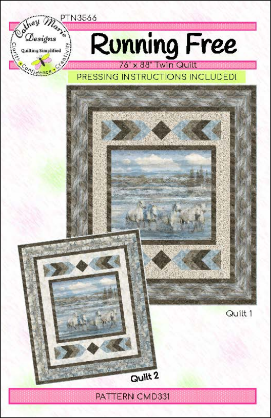 Running Free Downloadable Pattern by Cathey Marie Desing