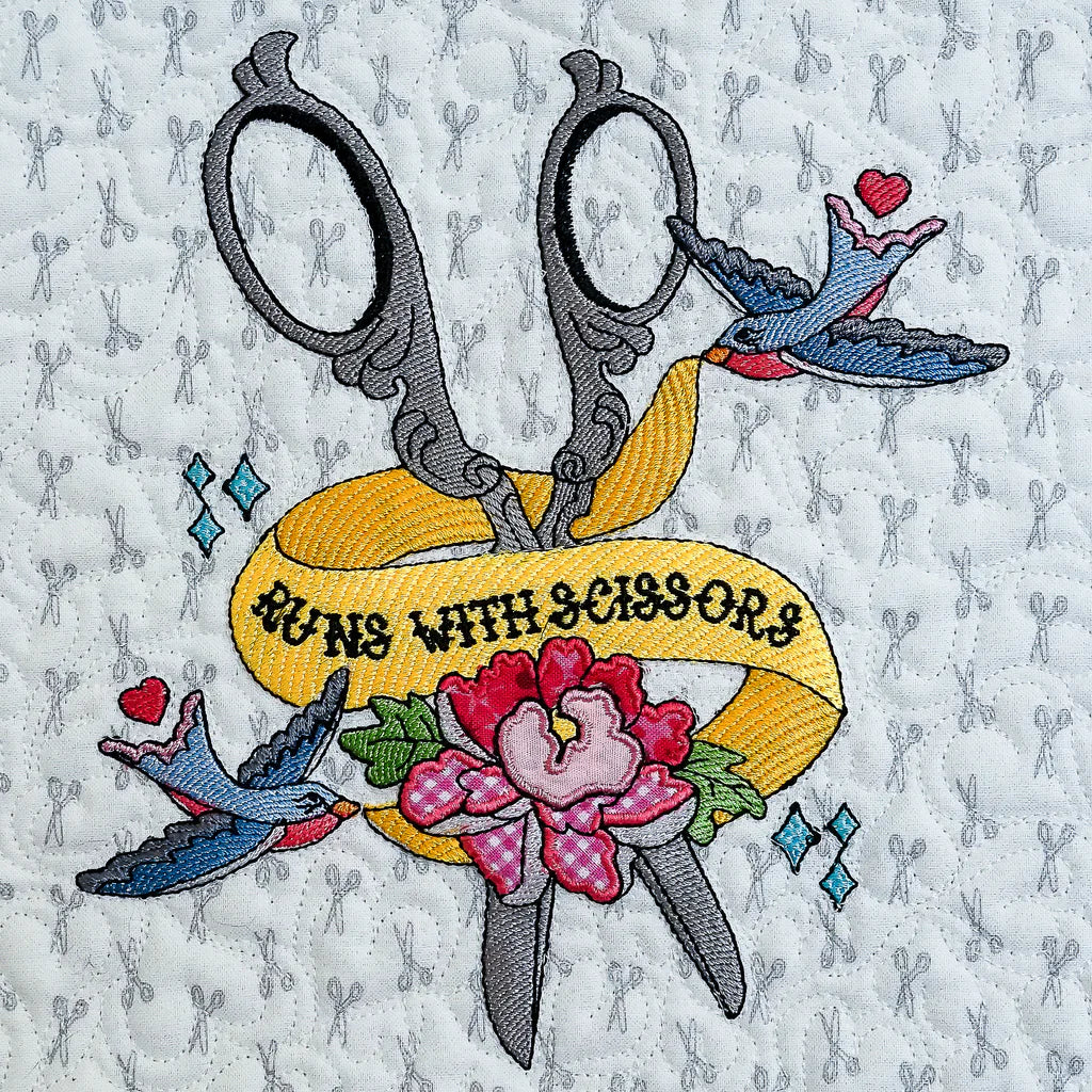 Inked - Makers Quilt for Machine Embroidery by Fabric Confetti