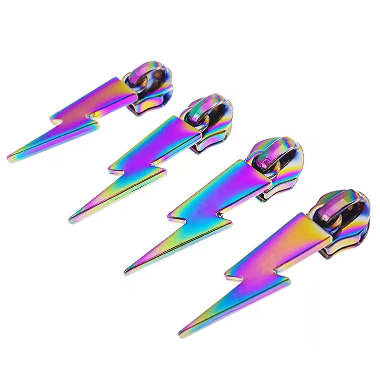 Lightning Bolt Zipper Pulls by Sassafras Lane Designs