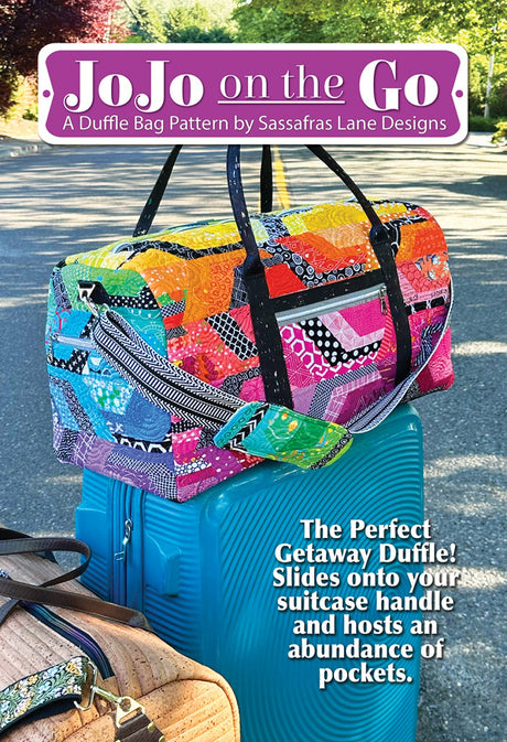JoJo on the Go Duffle Bag Pattern by Sassafras Lane Designs