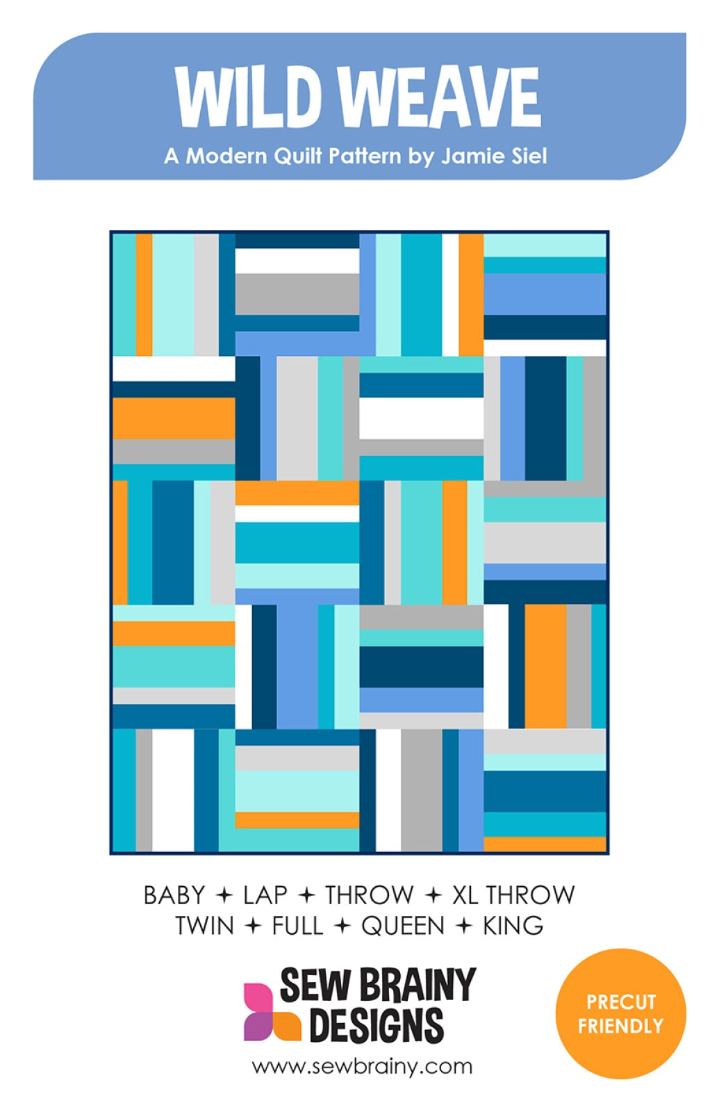 Wild Weave Quilt Pattern by Sew Brainy