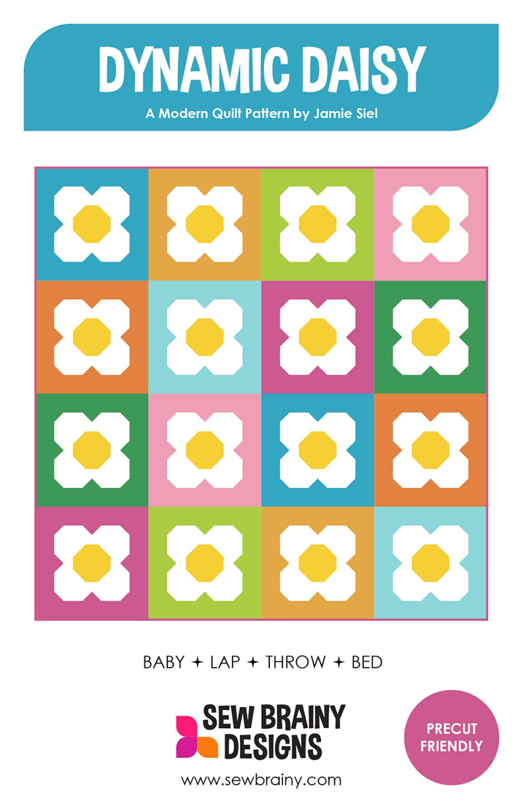 Dynamic Daisy Quilt Pattern by Sew Brainy