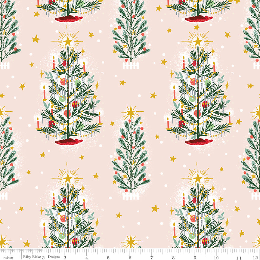 Carol Honour Christmas Ballerina Sparkle Quilt Fabric by Jill Howarth