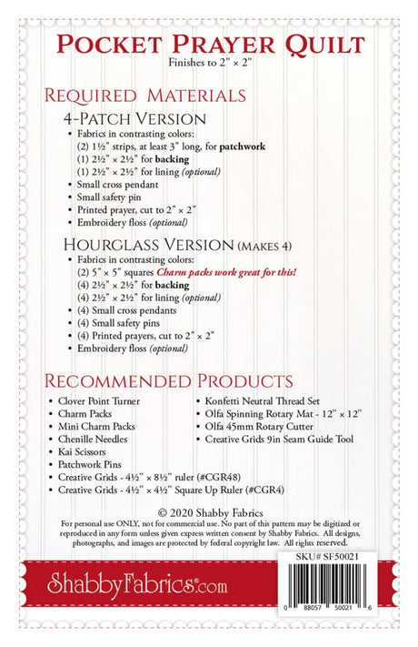 Pocket Prayer Pattern