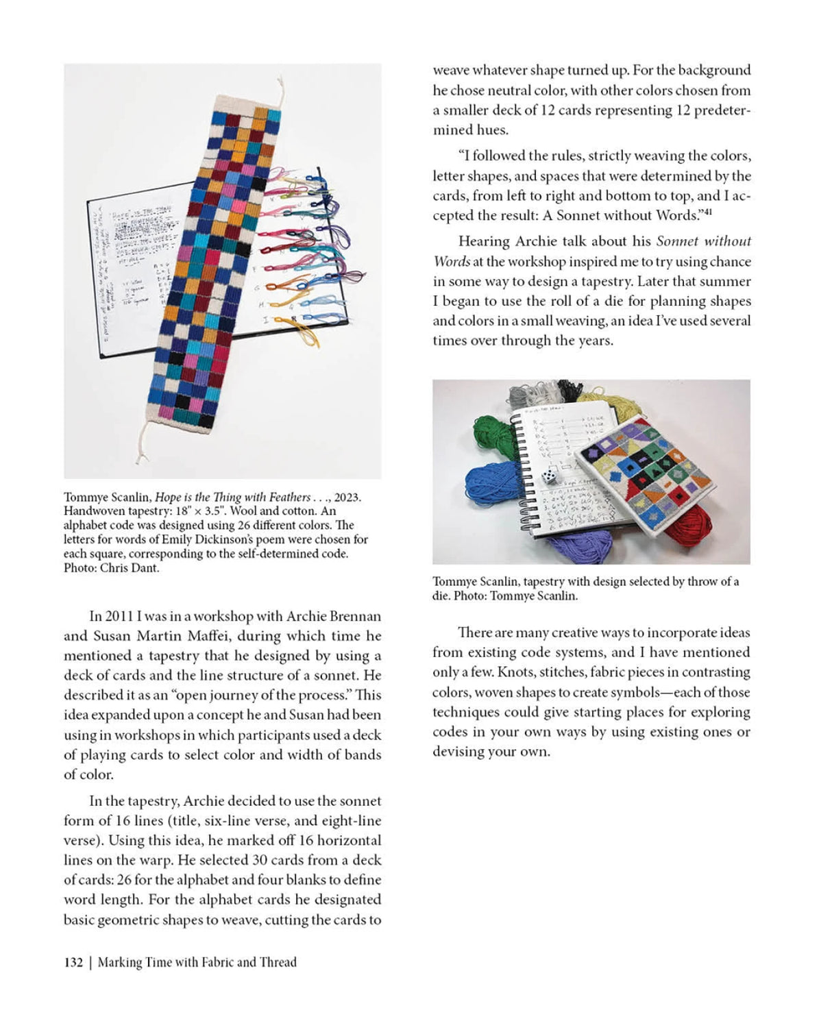 Marking Time with Fabric and Thread by Schiffer Publishing