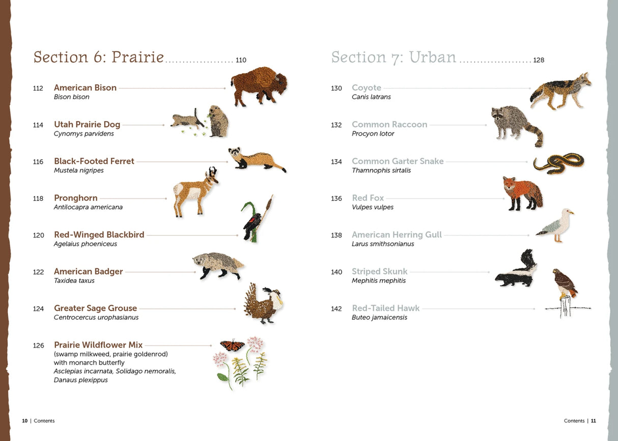 The Field Guide to Embroidery: 52 North American Animal & Plant Designs by Schiffer Publishing