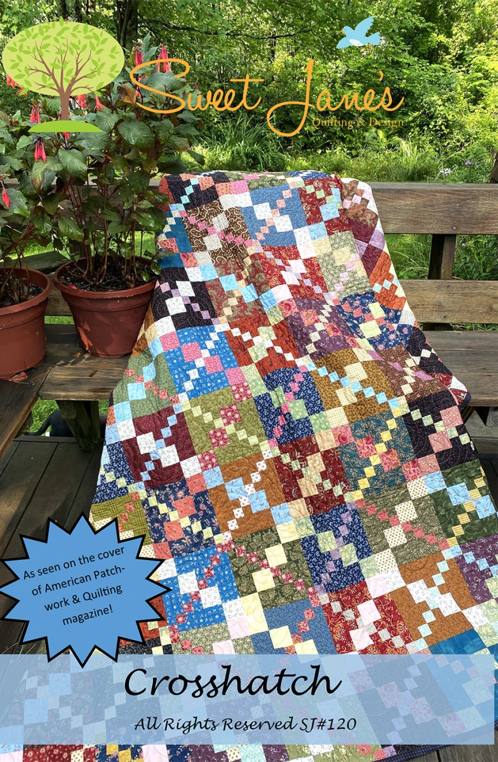 Crosshatch Quilt Pattern by Sweet Janes Quilting and Design