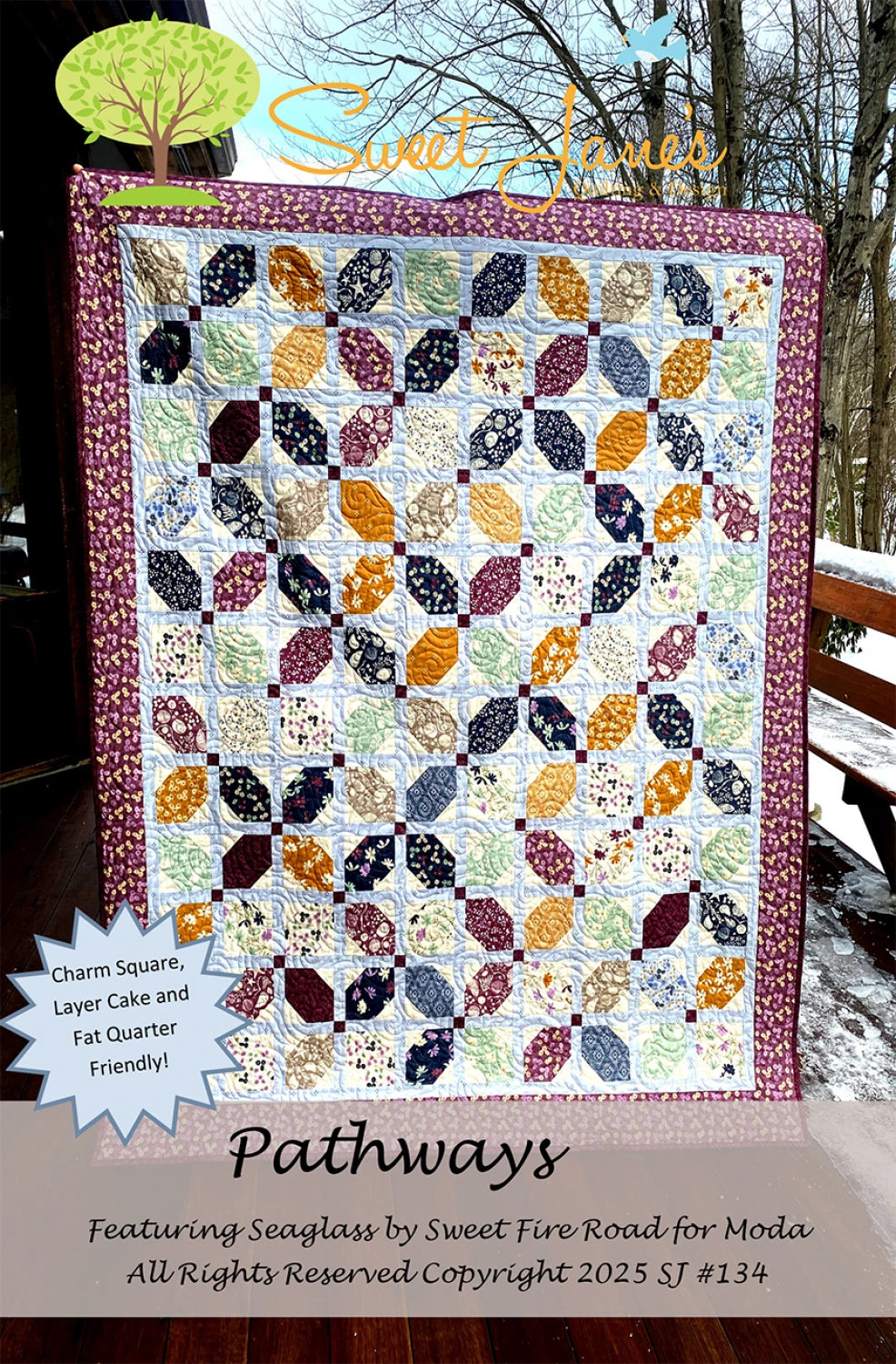 Pathways Quilt Pattern by Sweet Janes Quilting and Design